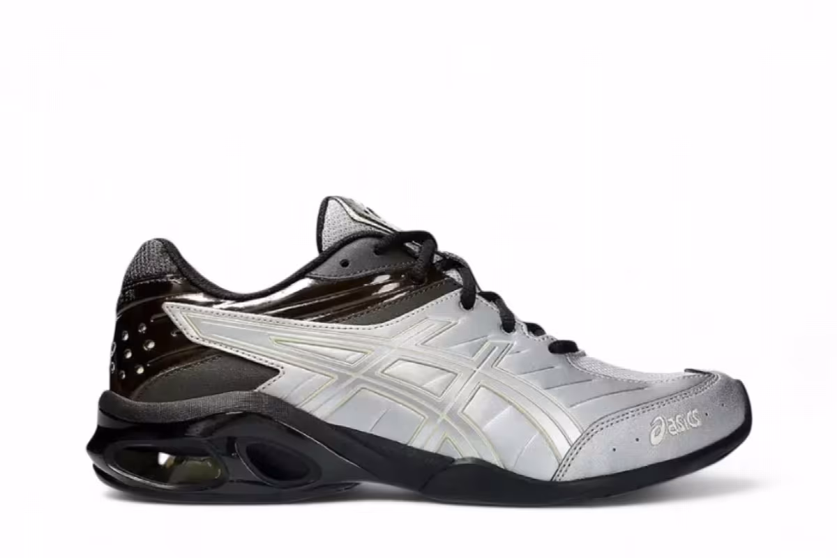 ASICS Gel-Kinetic FR Pure Silver Black Coffee, view 2
