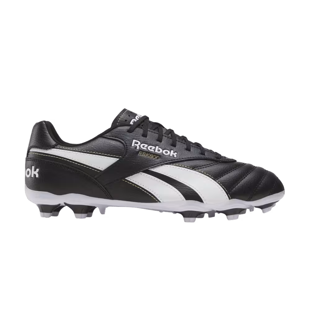 Reebok Rbk800 League Firm Ground Black White