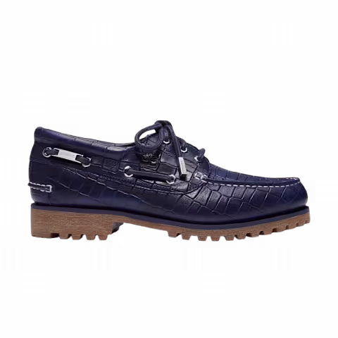 Jacquemus x Timberland Authentic Boat 'Navy Croc'