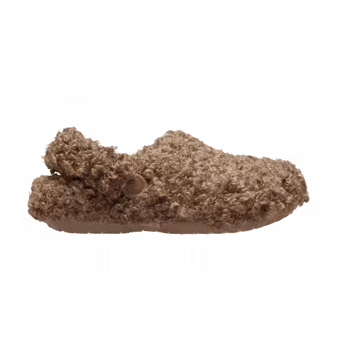 Crocs Classic Faux Doodle Fur Clog 'Sepia'