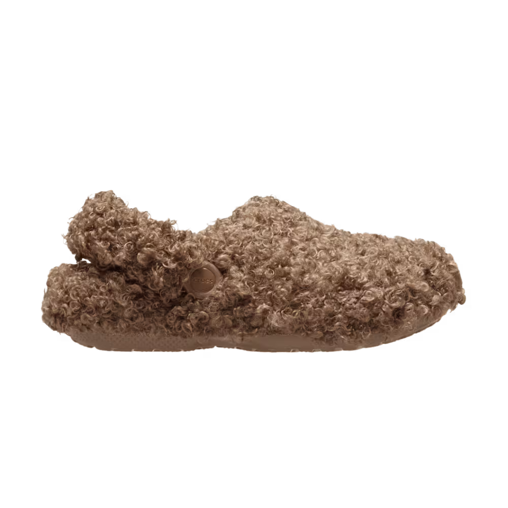Crocs Classic Faux Doodle Fur Clog Sepia