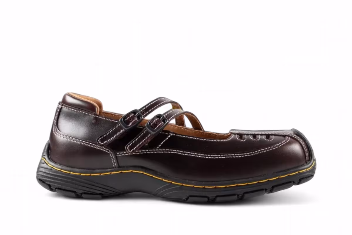 Dr. Martens Women's Aurix Mary Jane Brown, view 2