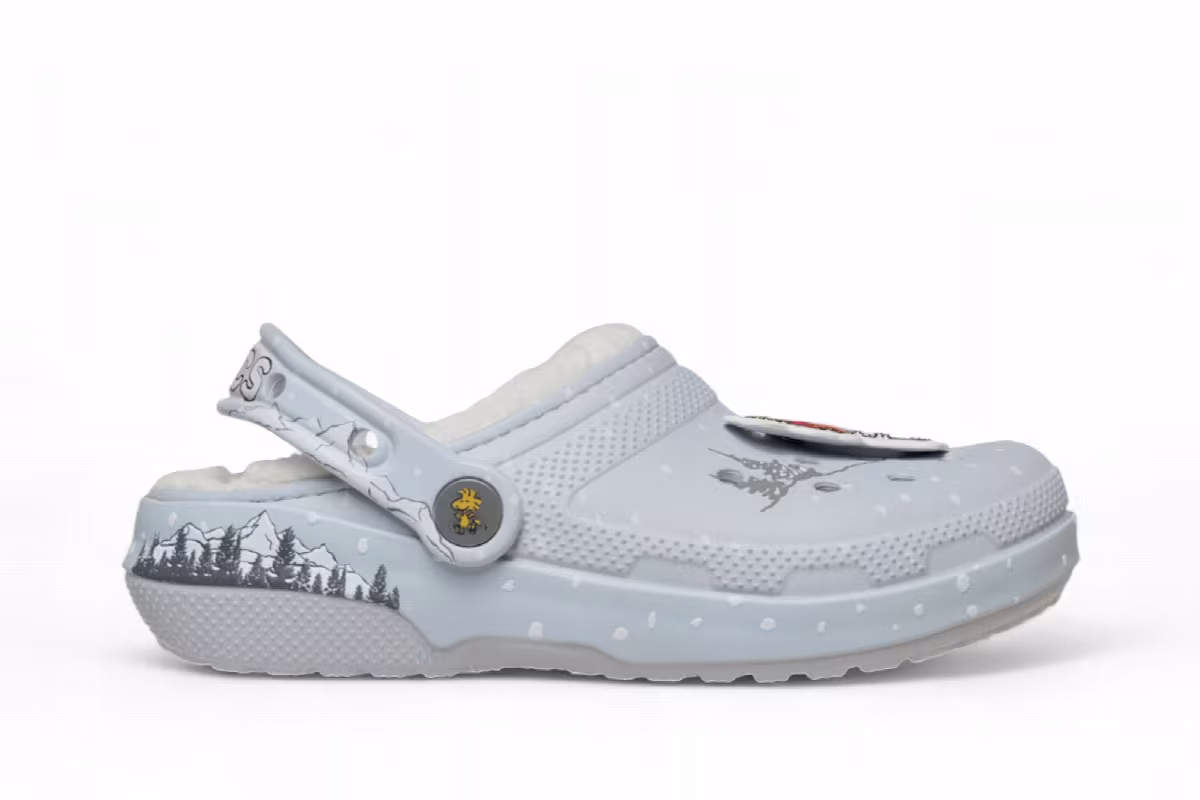 Peanuts x Crocs Holiday Classic Lined Clog Kids Multi-color, view 2