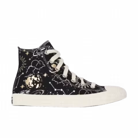 Converse All Star Canvas High Top 'Black Silver'