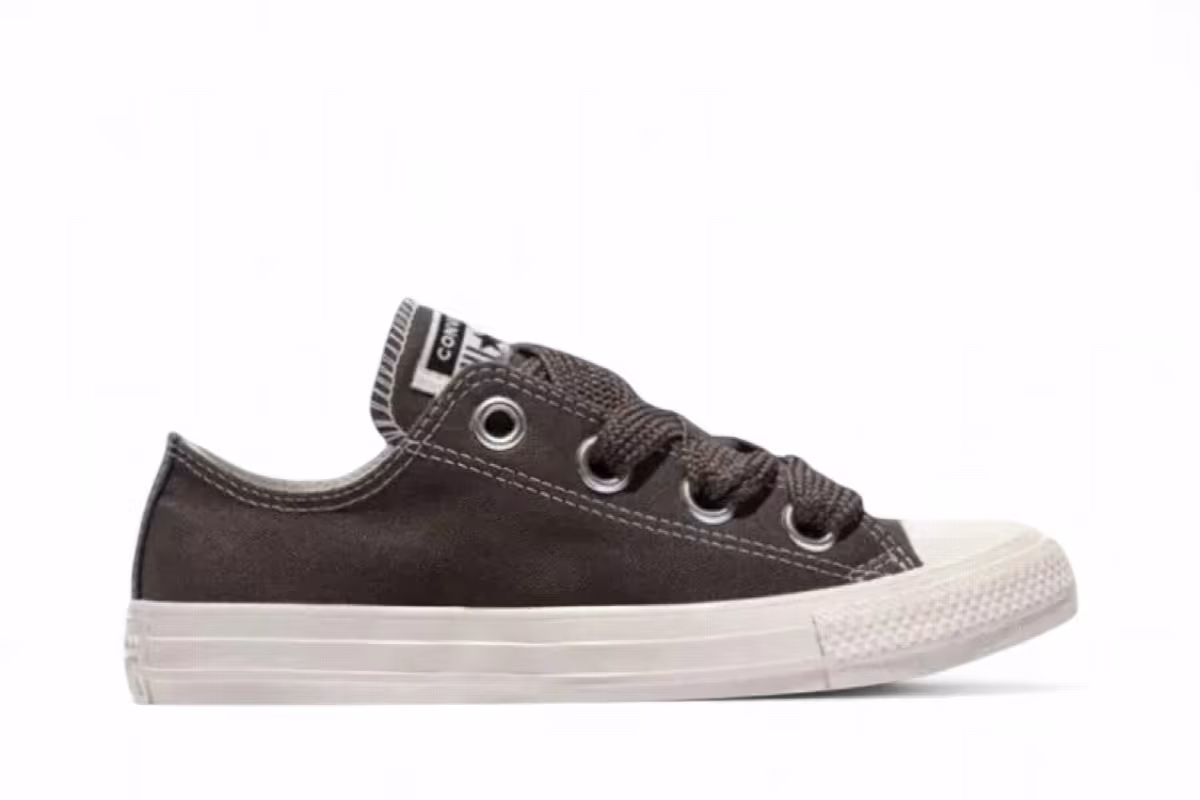 Converse All Star Big Eyelets Low Top Brown, view 2