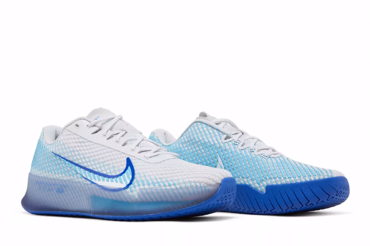 NikeCourt Air Zoom Vapor 11 Photon Dust Baltic Blue, view 9