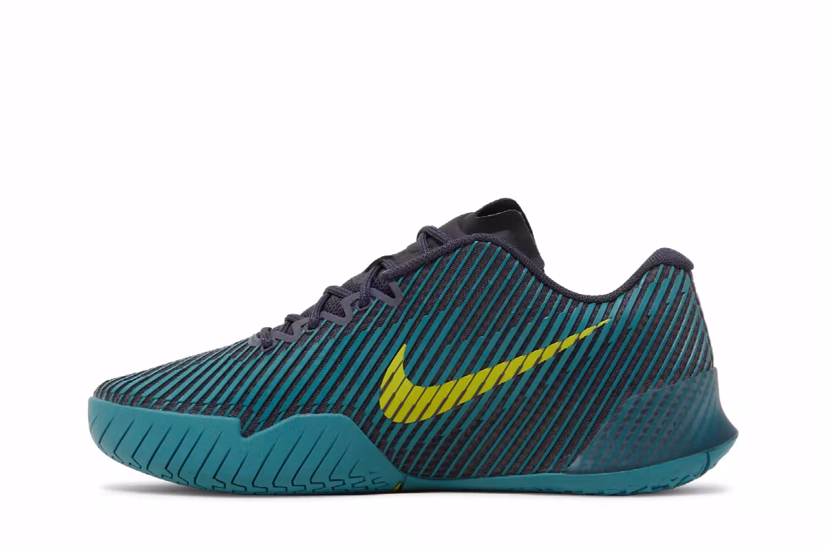 NikeCourt Air Zoom Vapor 11 HC Gridiron Mineral Teal, view 4