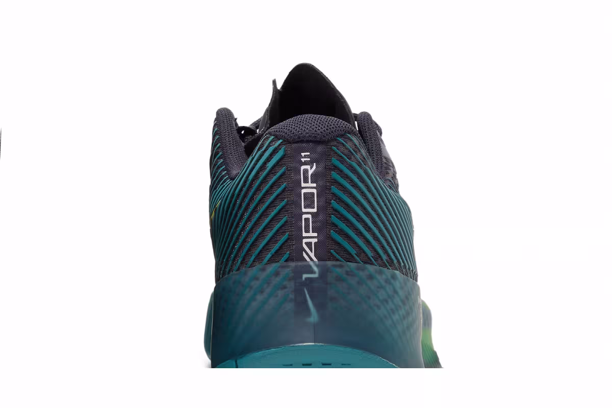 NikeCourt Air Zoom Vapor 11 HC Gridiron Mineral Teal, view 8