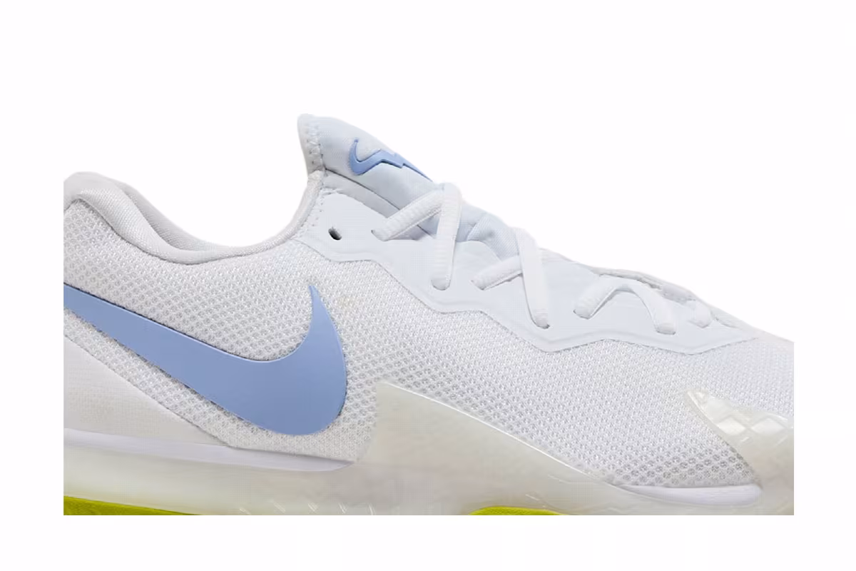 NikeCourt Zoom Vapor Cage 4 Rafa White Cobalt Bliss, view 3