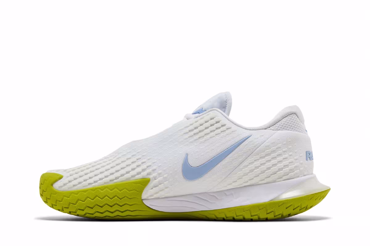 NikeCourt Zoom Vapor Cage 4 Rafa White Cobalt Bliss, view 4