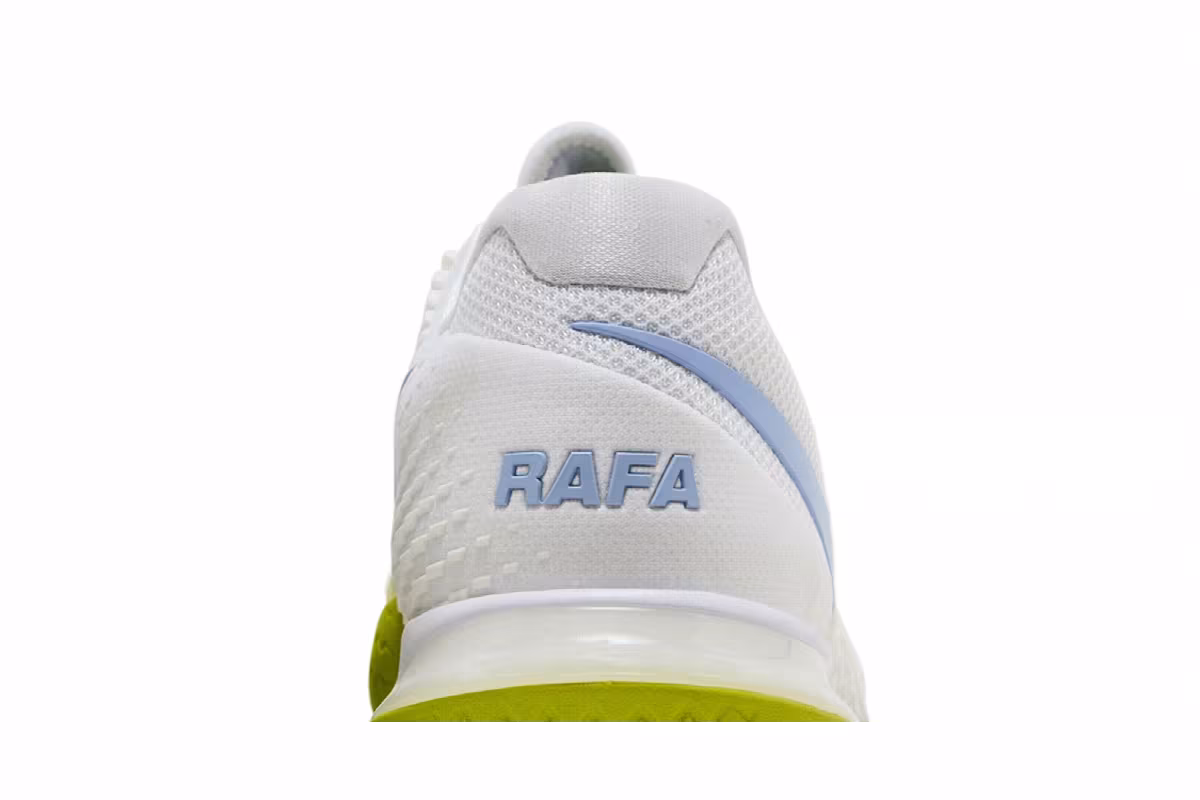 NikeCourt Zoom Vapor Cage 4 Rafa White Cobalt Bliss, view 8