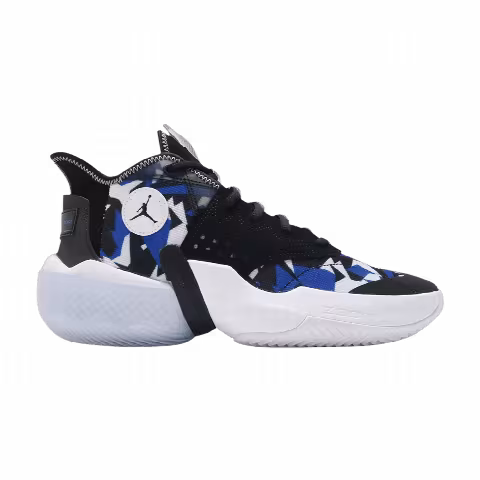 Air Jordan React Elevation PF 'Fractal Pattern - Black Racer Blue'