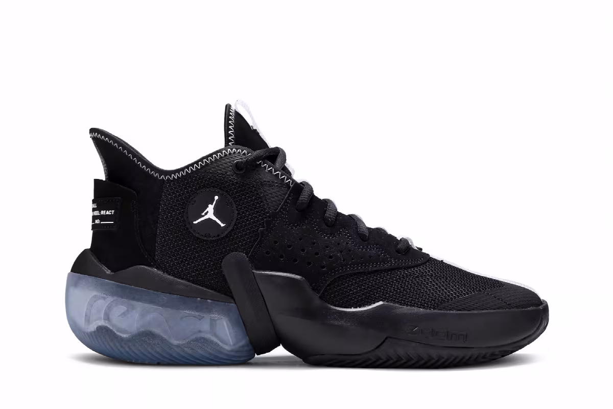 Air Jordan React Elevation PF Black Ice, view 2