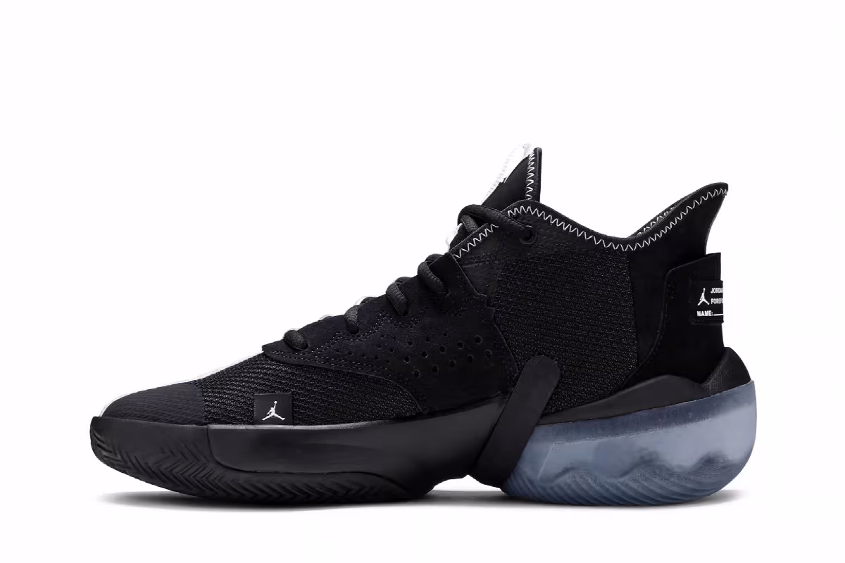 Air Jordan React Elevation PF Black Ice, view 4