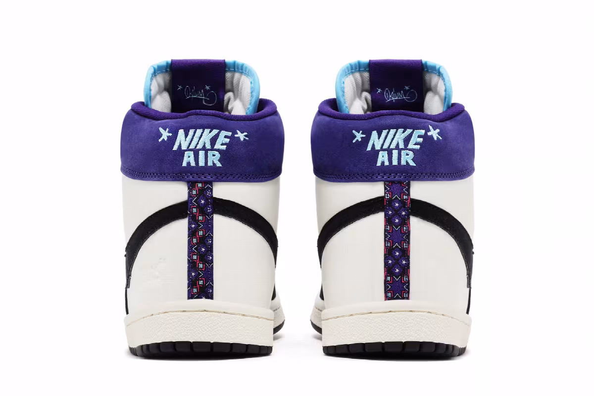 Opium Paris x Air Jordan Women's Jordan Air Ship PE SP Black Court Purple, view 7