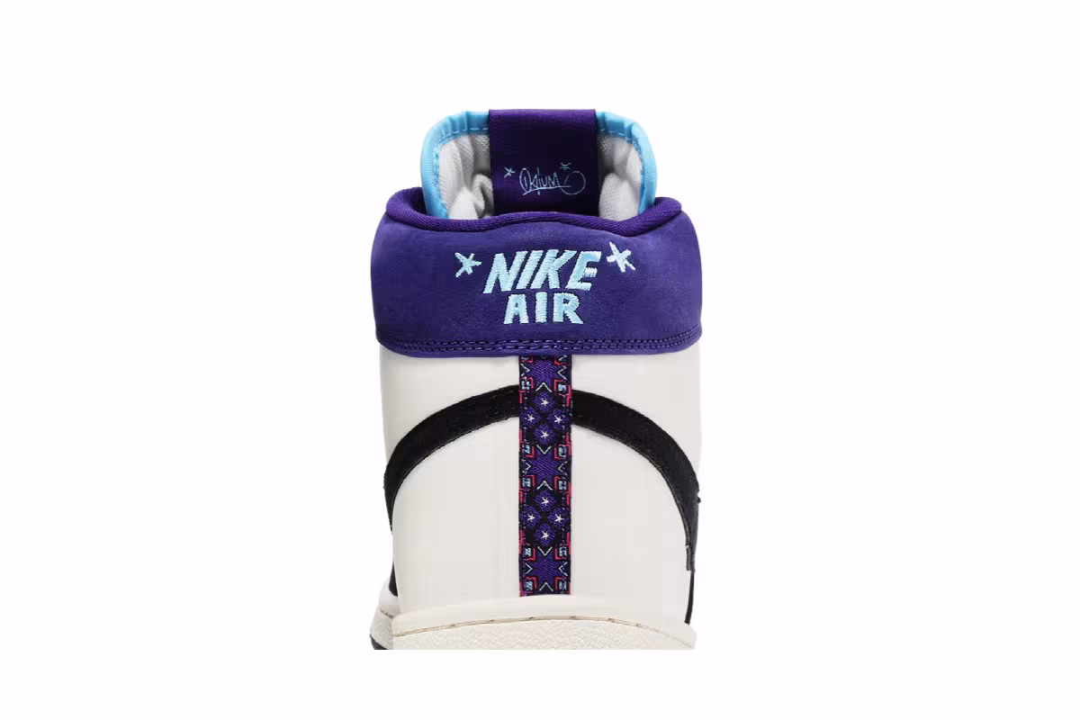 Opium Paris x Air Jordan Women's Jordan Air Ship PE SP Black Court Purple, view 8