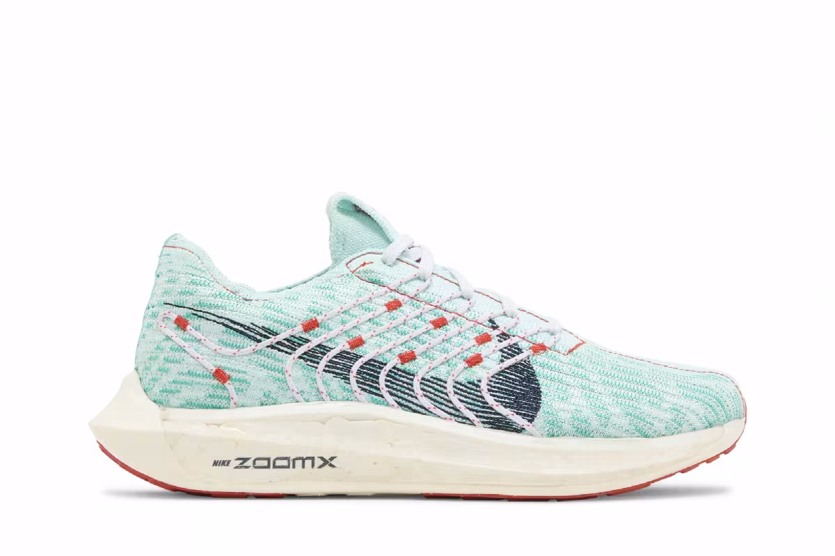 Nike Women's Pegasus Turbo Next Nature Jade Ice Picante Red, view 2