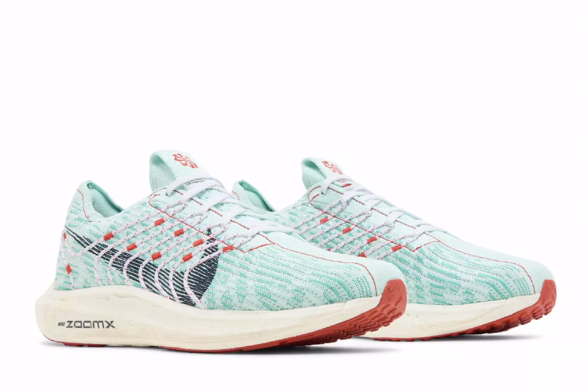 Nike Women's Pegasus Turbo Next Nature Jade Ice Picante Red, view 9