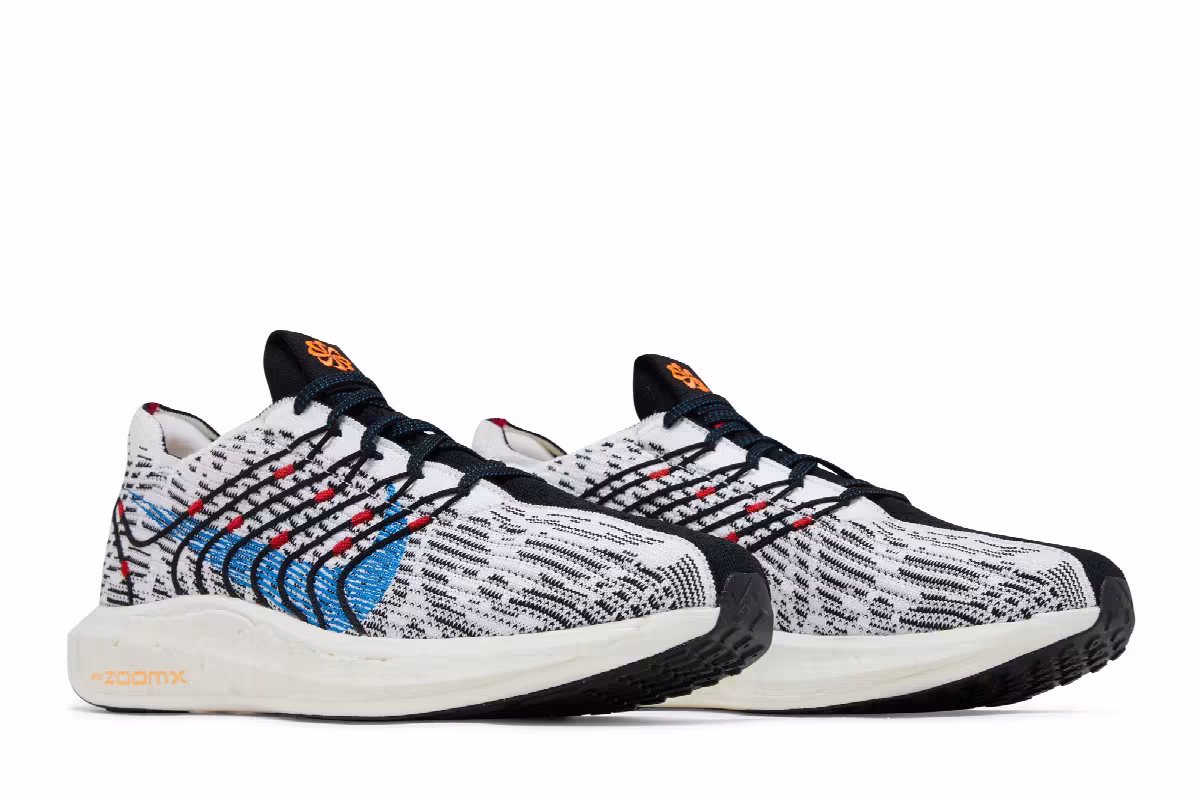 Nike Pegasus Turbo Next Nature White Photo Blue Red, view 9