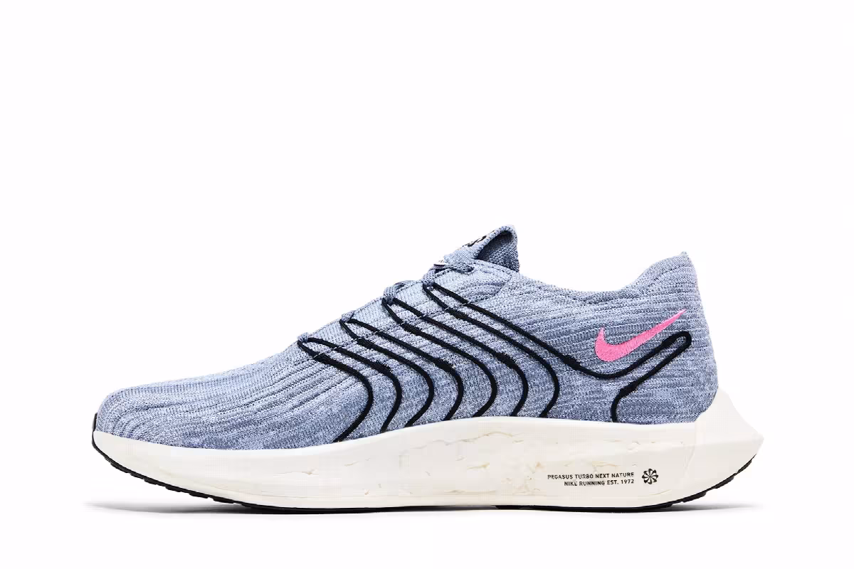 Nike Pegasus Turbo Next Nature Ashen Slate Pink Spell, view 4