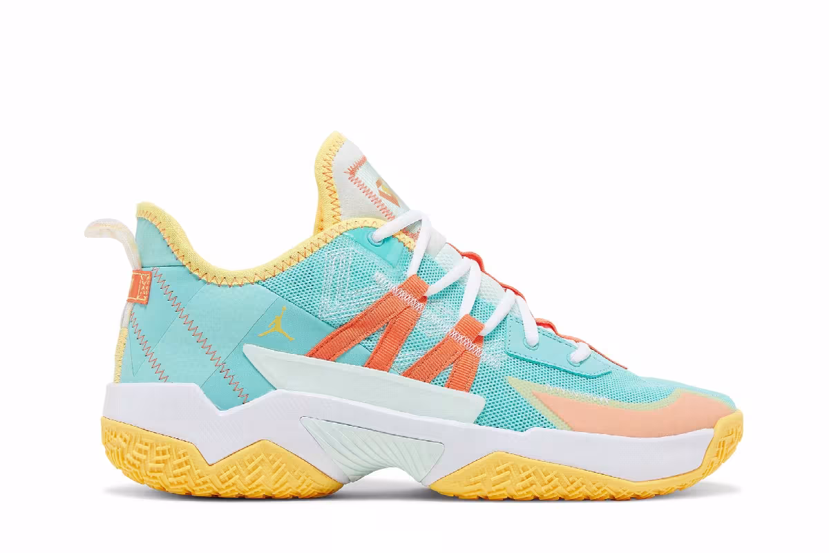 Air Jordan One Take 2 Tropical Twist Turf Orange, view 2