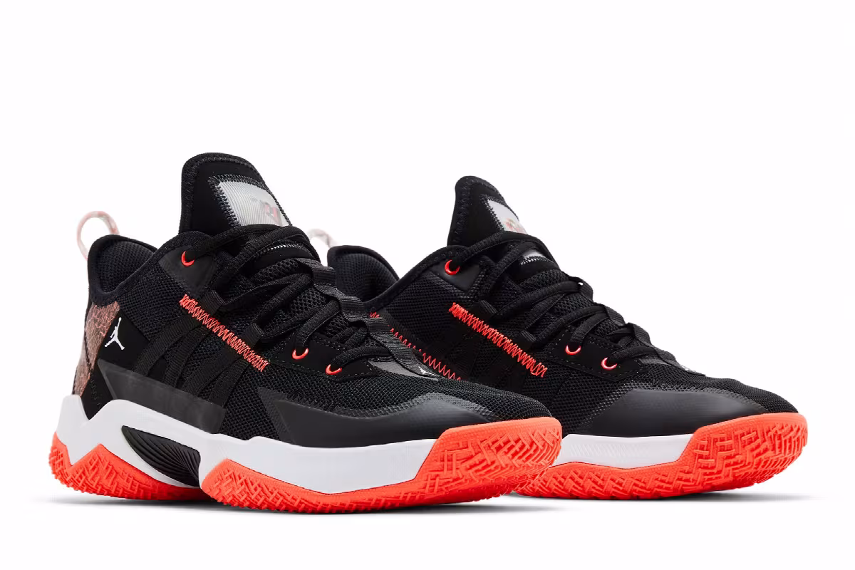Air Jordan One Take 2 Black Bright Crimson, view 9