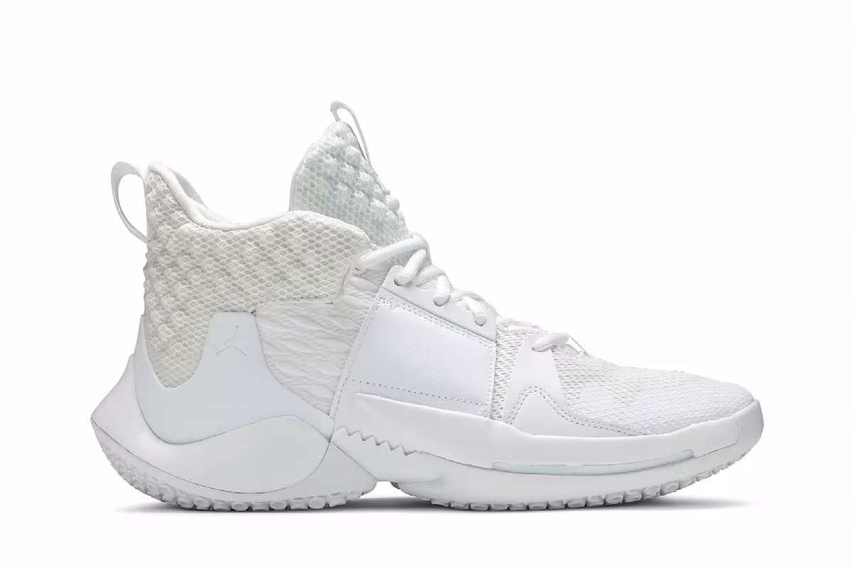 Air Jordan Why Not Zer0.2 Triple White, view 2