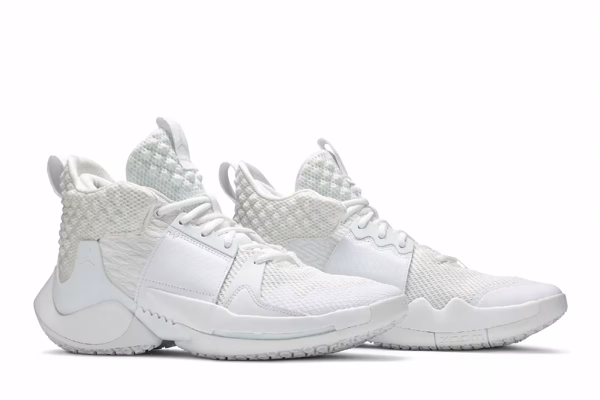 Air Jordan Why Not Zer0.2 Triple White, view 9