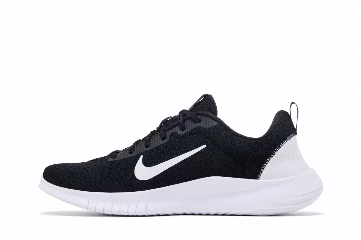 Nike Flex Experience Run 12 Black White, view 4