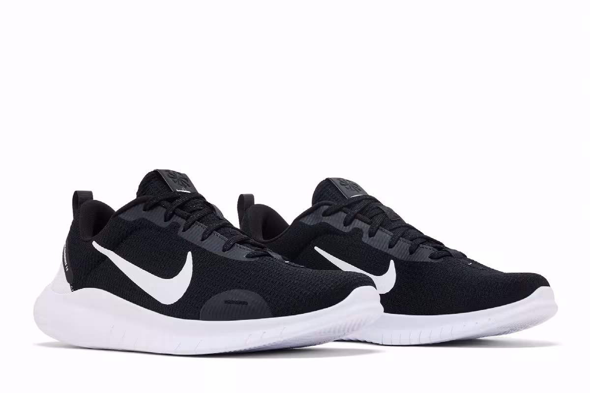 Nike Flex Experience Run 12 Black White, view 9
