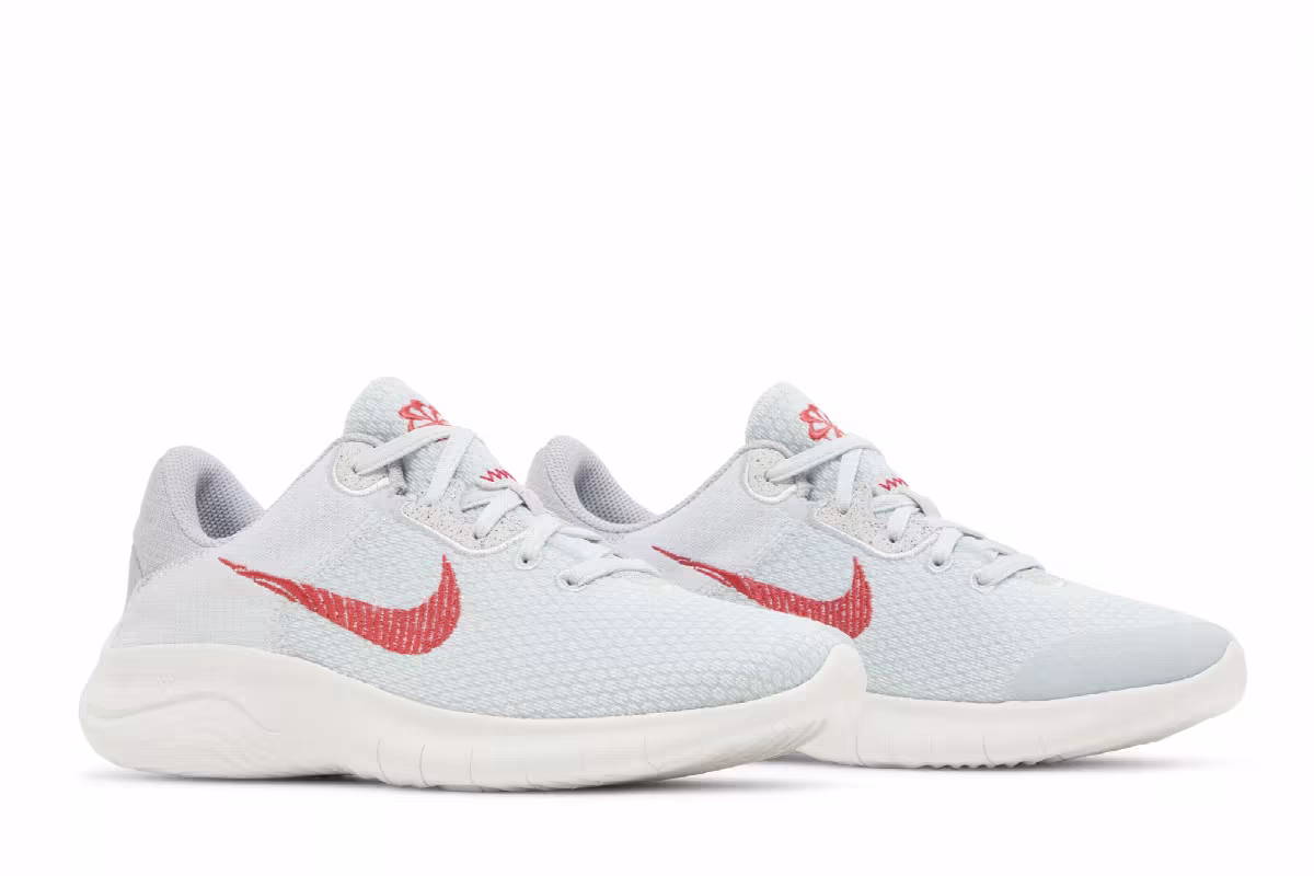 Nike Women's Flex Experience Run 11 Next Nature Pure Platinum Light Crimson, view 9