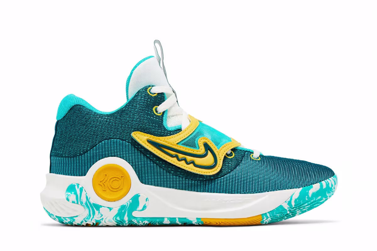 Nike KD Trey 5 X Clear Jade Sulphur, view 2