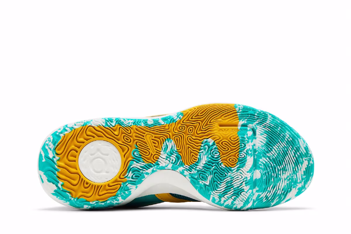 Nike KD Trey 5 X Clear Jade Sulphur, view 5