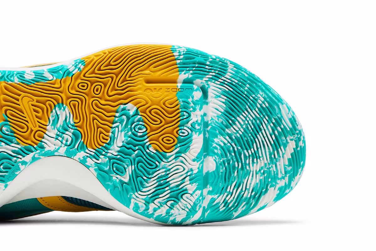 Nike KD Trey 5 X Clear Jade Sulphur, view 6