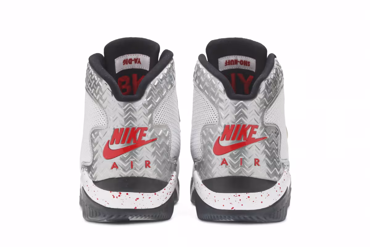 Air Jordan Spike Forty PE White Fire Red, view 7