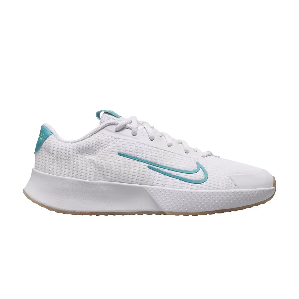Women's NikeCourt Vapor Lite 2 HC White Teal Nebula