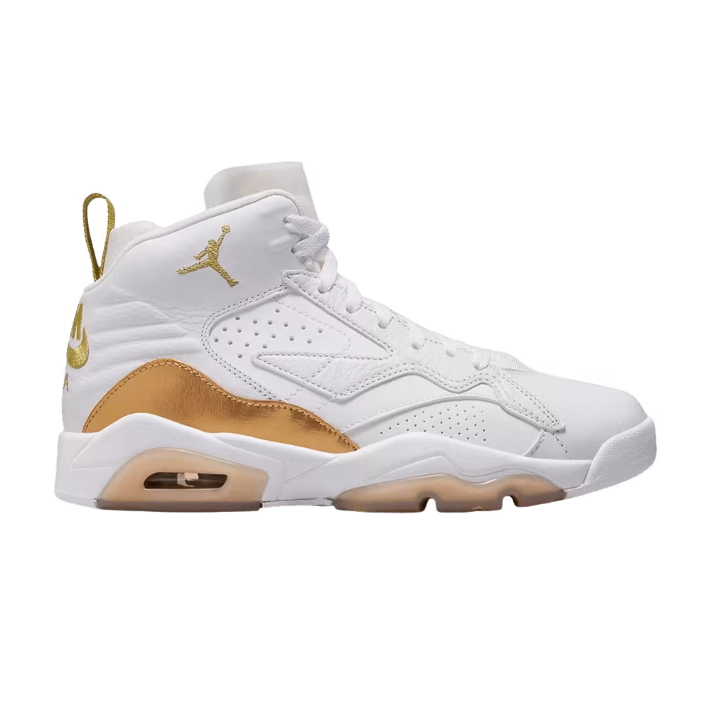 Air Jordan Women's Jordan MVP 678 White Metallic Gold