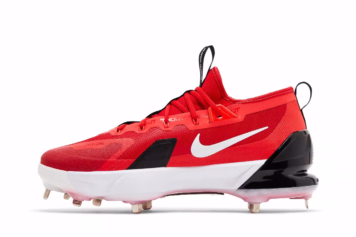 Nike Force Zoom Trout 9 Elite University Red, view 4