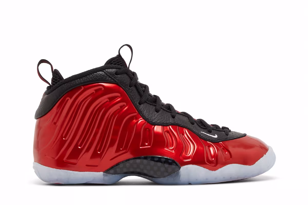 Nike Little Posite One GS Metallic Red 2023, view 2