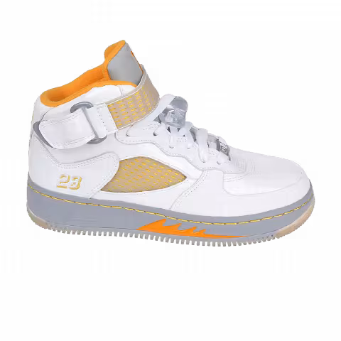 Air Jordan Force 5 GS 'White Orange Peel'