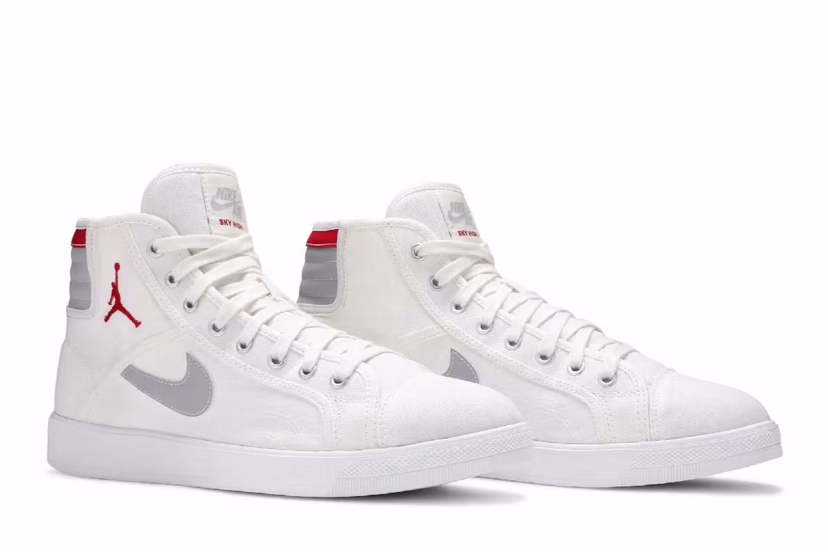 Air Jordan Skyhigh OG Sail Gym Red, view 9