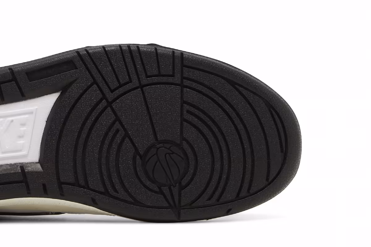 Nike Full Force Low White Black, view 6
