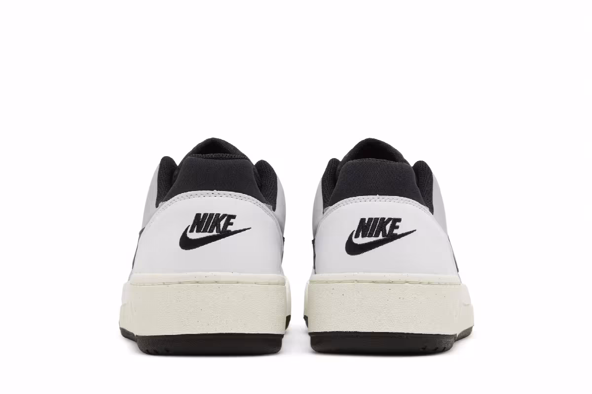 Nike Full Force Low White Black, view 7