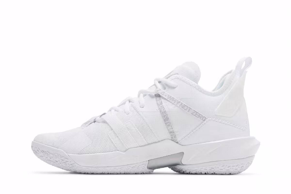 Air Jordan Why Not Zer0.4 Triple White, view 4