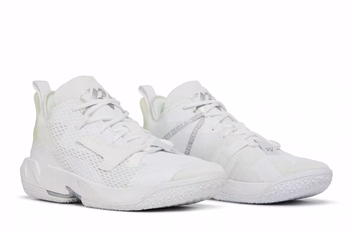 Air Jordan Why Not Zer0.4 PF White Metallic Silver, view 9