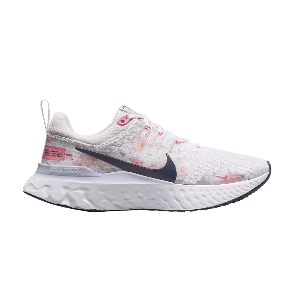 Nike Women's React Infinity 3 Premium Floral Watercolor