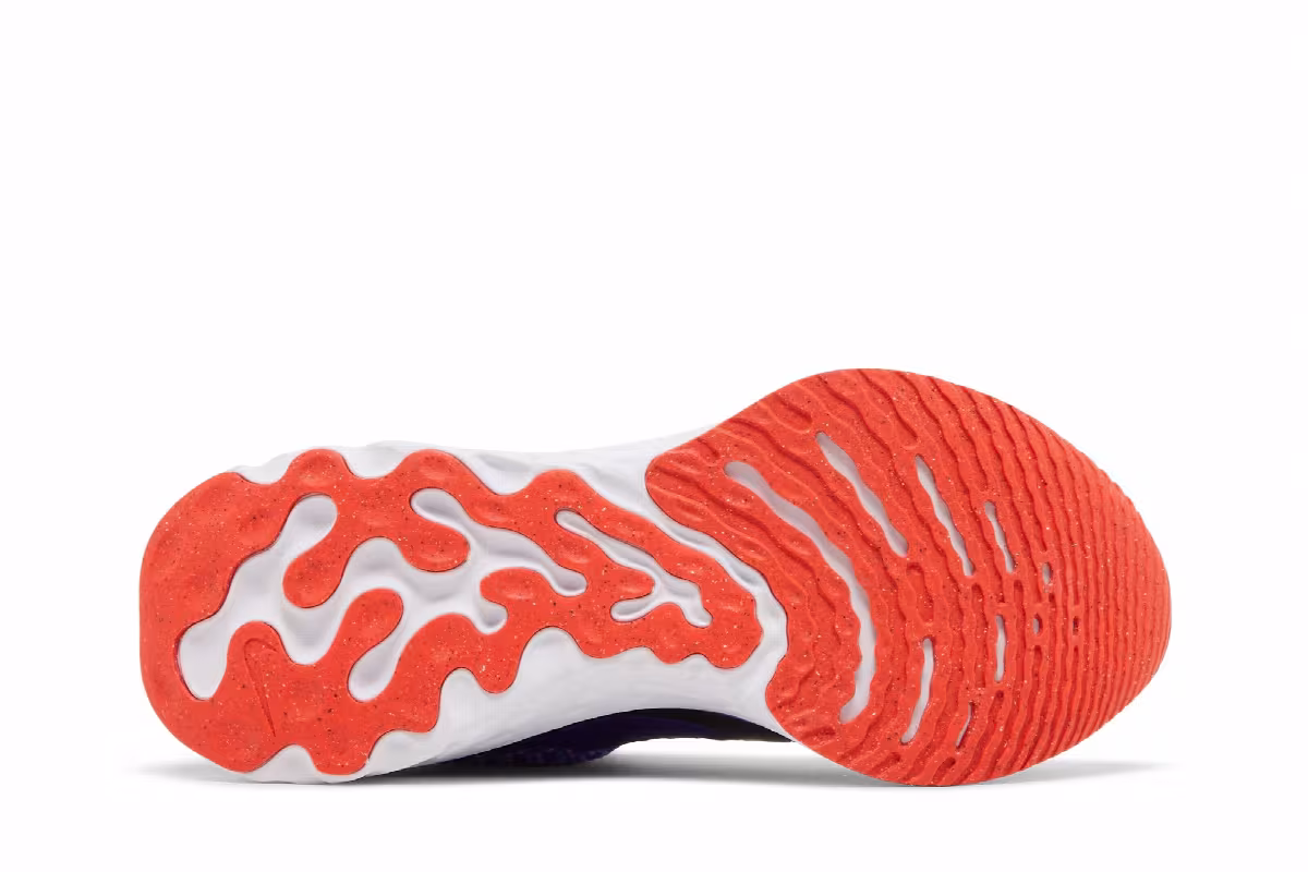 Nike Women's React Infinity Run Flyknit 3 Racer Blue Crimson, view 5