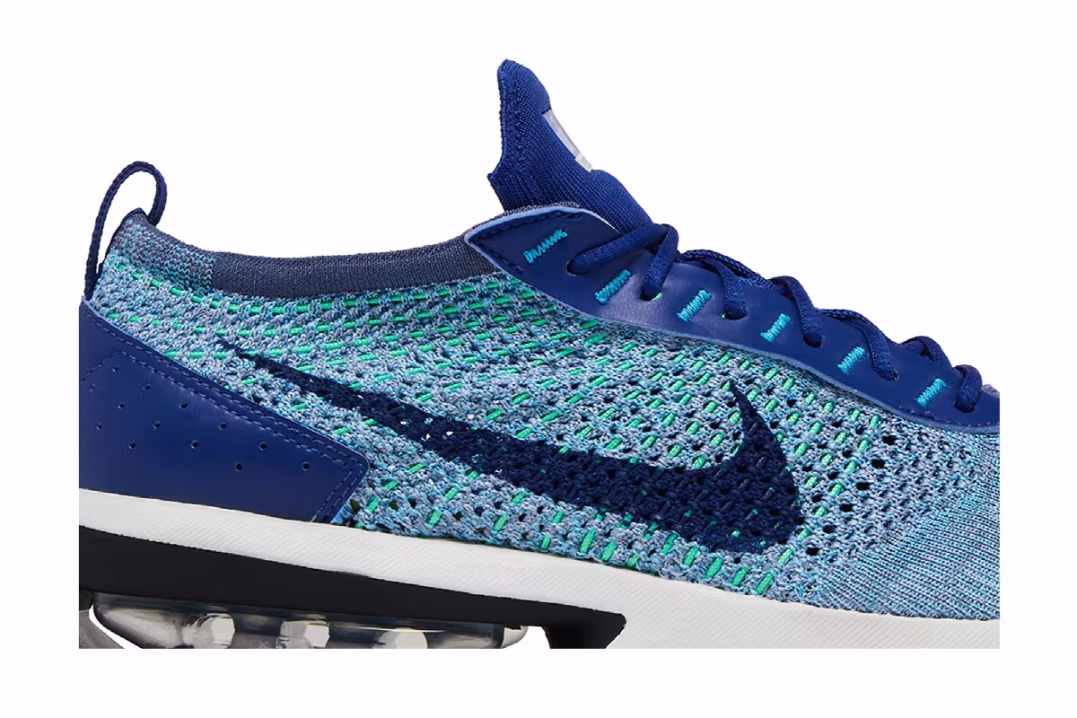 Nike Air Max Flyknit Racer Royal Blue Algae, view 3