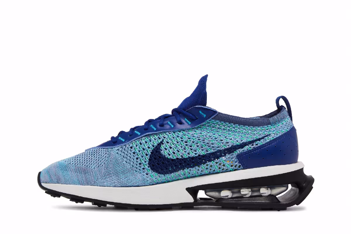 Nike Air Max Flyknit Racer Royal Blue Algae, view 4