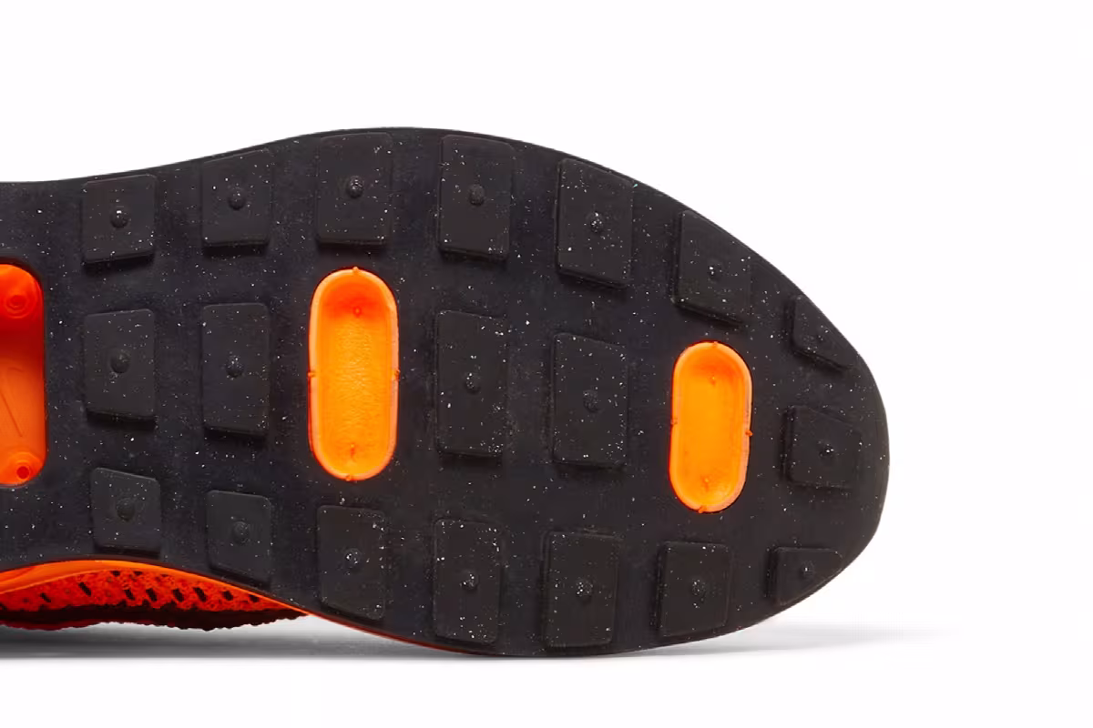 Nike Air Max Flyknit Racer Total Orange Black, view 6